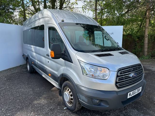 Ford Transit 2.2 TDCi 125ps H3 18 Seater Trend Minibus Diesel Silver