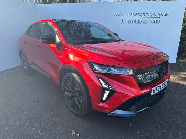 Renault Rafale 1.2 E-Tech FHEV Iconic Esprit Alpine 5dr Auto 4C Coupe Petrol / Electric Hybrid Red/black