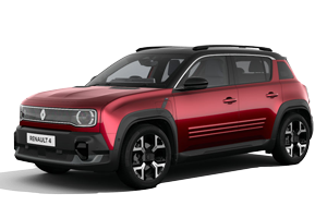 RENAULT 4 E-TECH ELECTRIC - Carmin Red with Diamond Black Roof