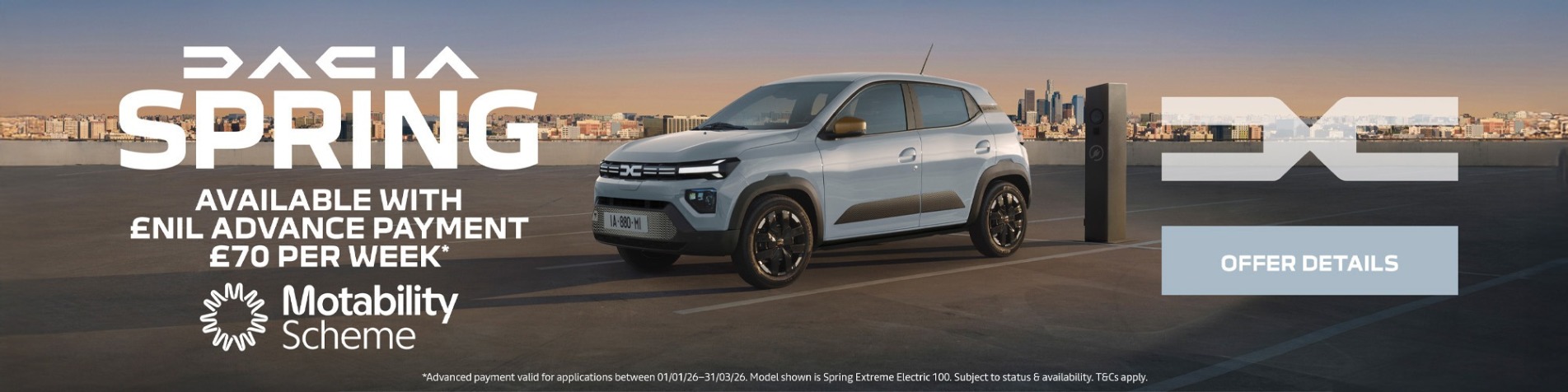 Dacia Spring Motability Q1