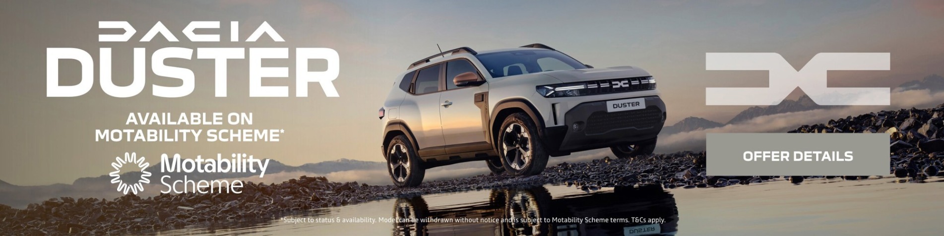 Dacia Duster Motability Q3